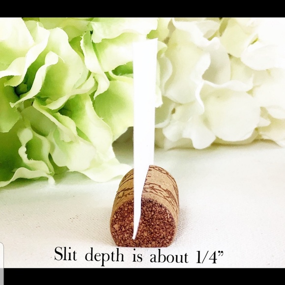 Cork placement card holder - Picture 2 of 3